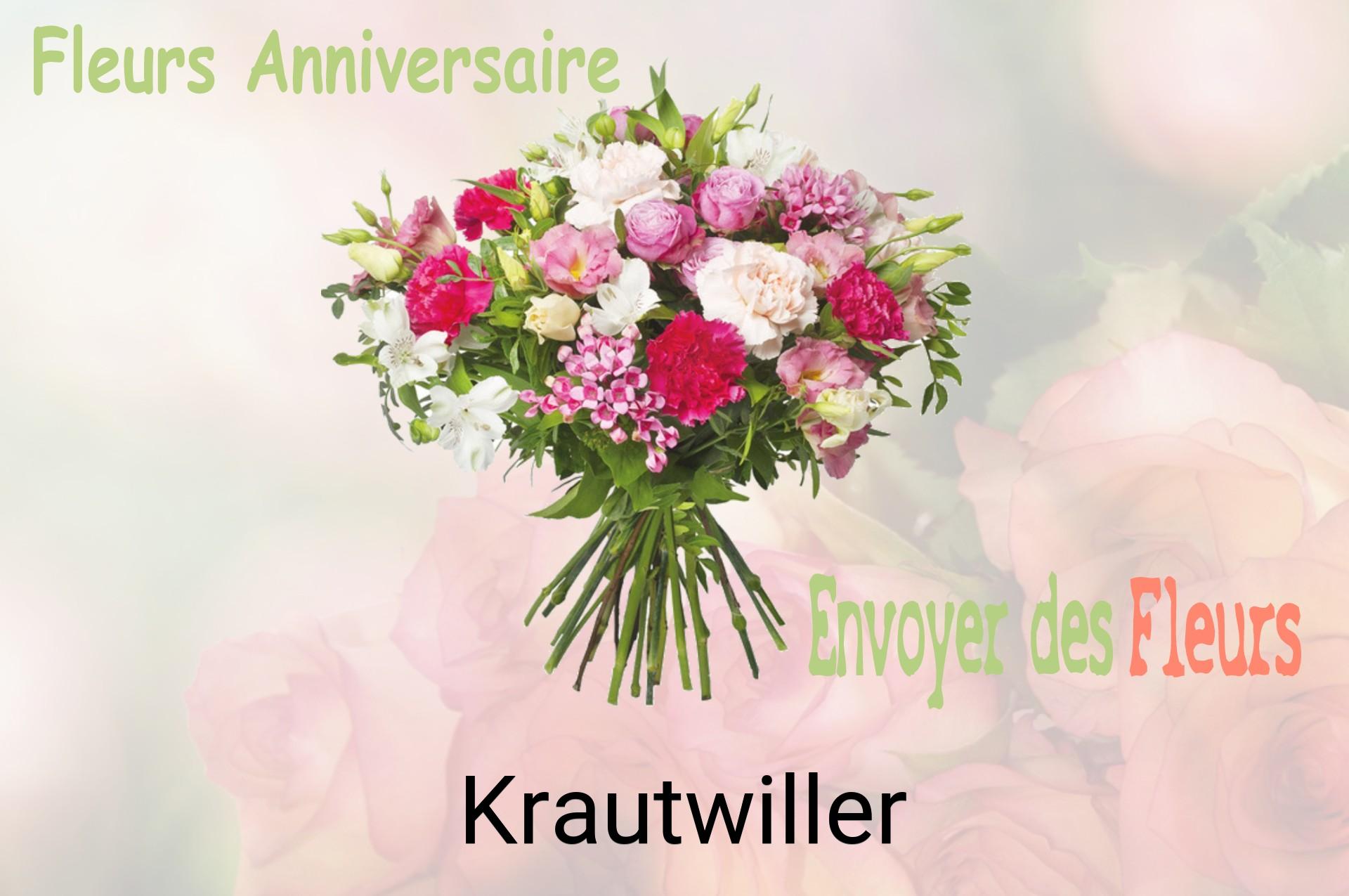 Bouquet de fleurs d’anniversaire livré à Krautwiller