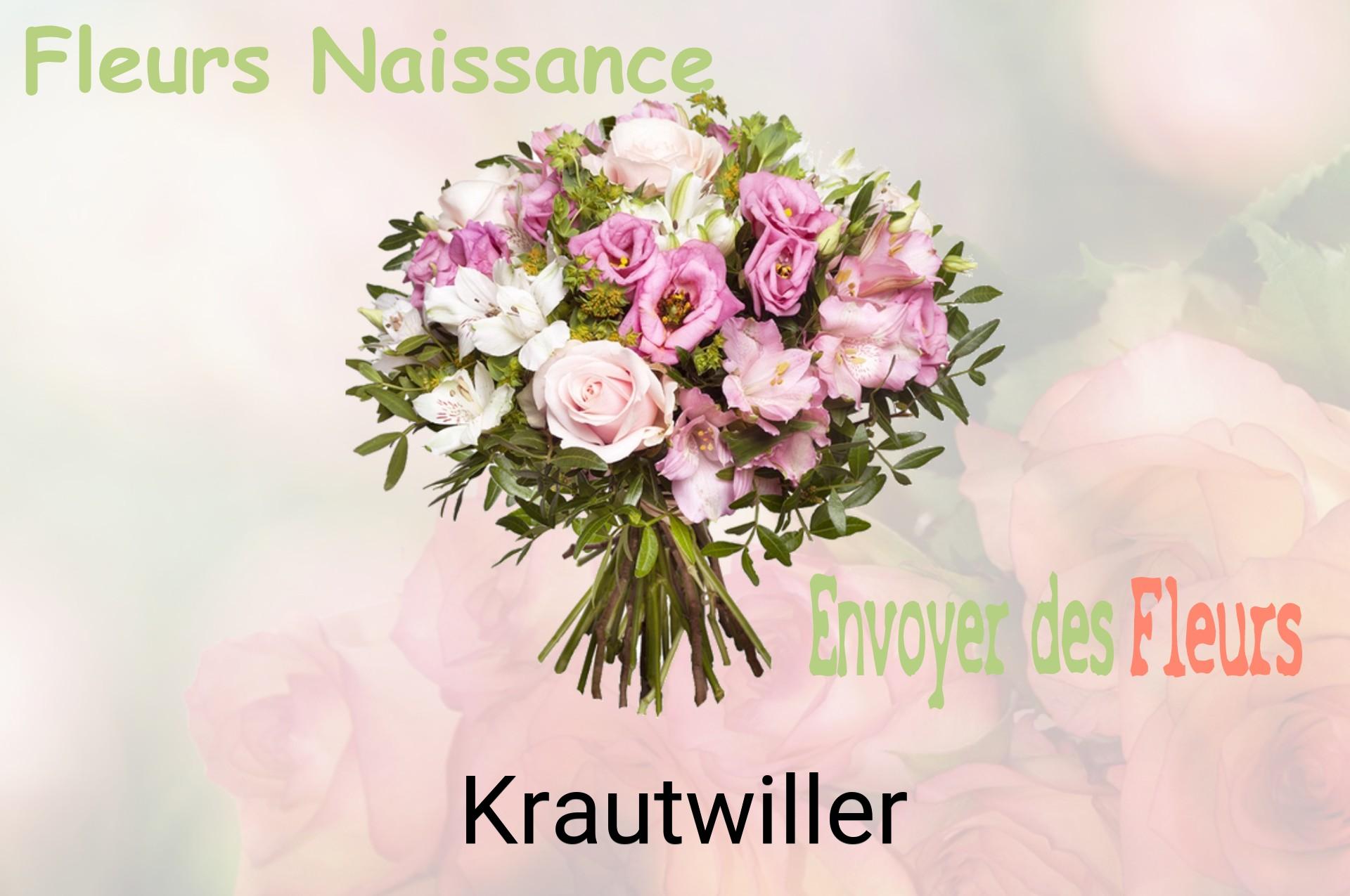 Bouquet de fleurs de naissance livré à Krautwiller